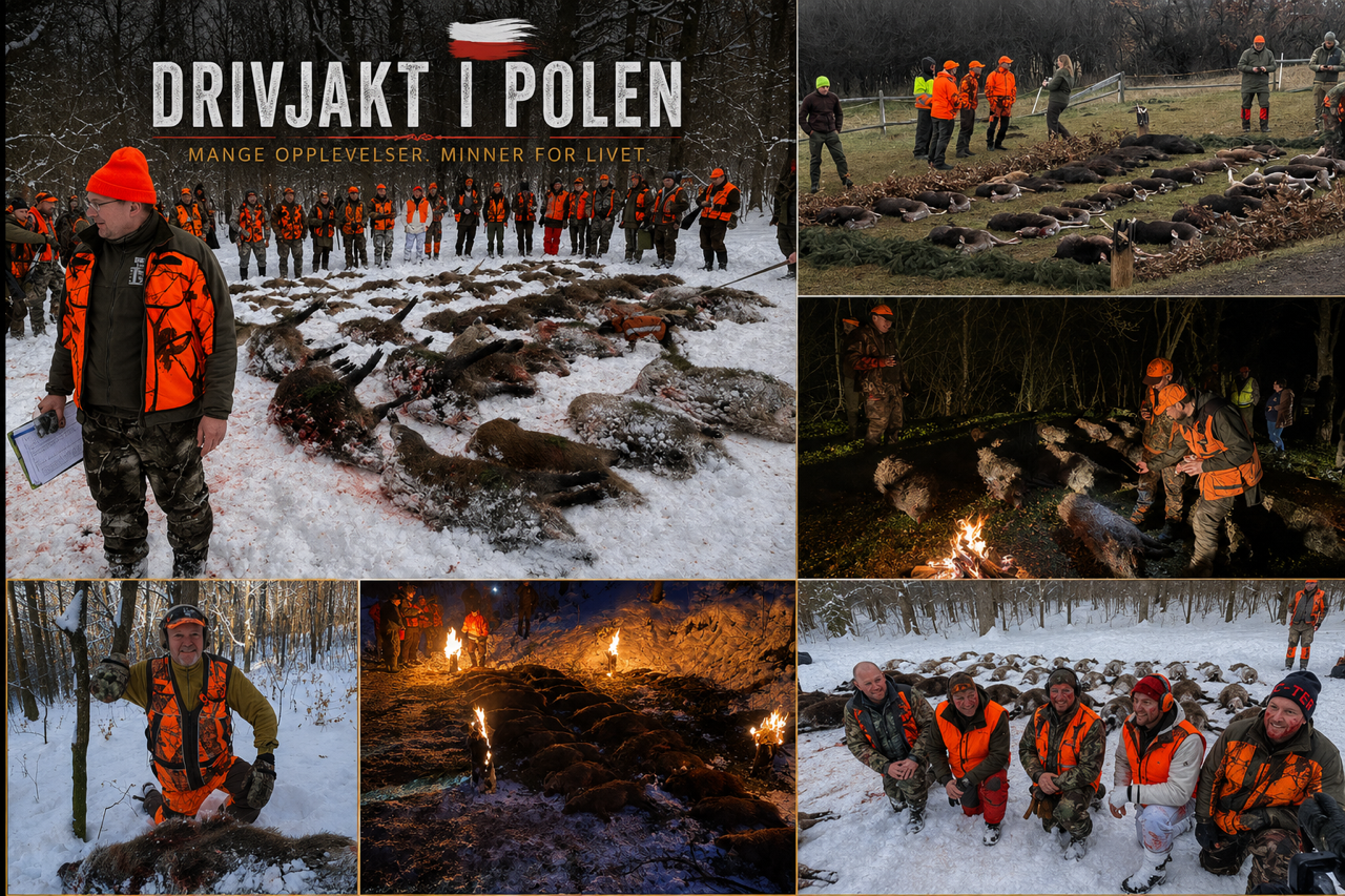Polen — Drivjakt villsvin, kron- og dåhjorter – bilde 1 av 15